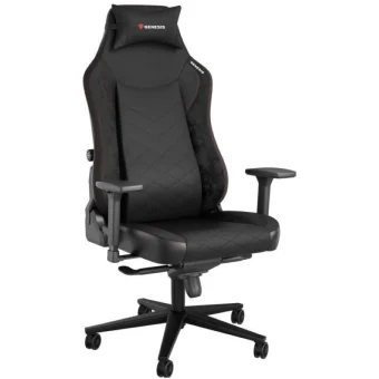 Genesis Nitro 890 G2 Καρέκλα Gaming Δερματίνης με Ρυθμιζόμενα Μπράτσα Μαύρη NFG-2050
