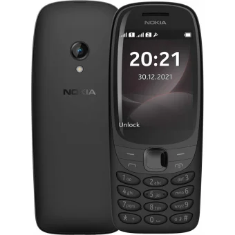 Nokia 6310 2021 Dual SIM Κινητό με Κουμπιά (Αγγλικό Μενού) Black 286947924