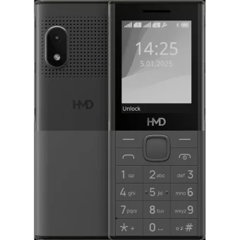 HMD 150 Music Dual SIM Κινητό με Κουμπιά (Ελληνικό Μενού) Μαύρο SP01Z07Z2264Y