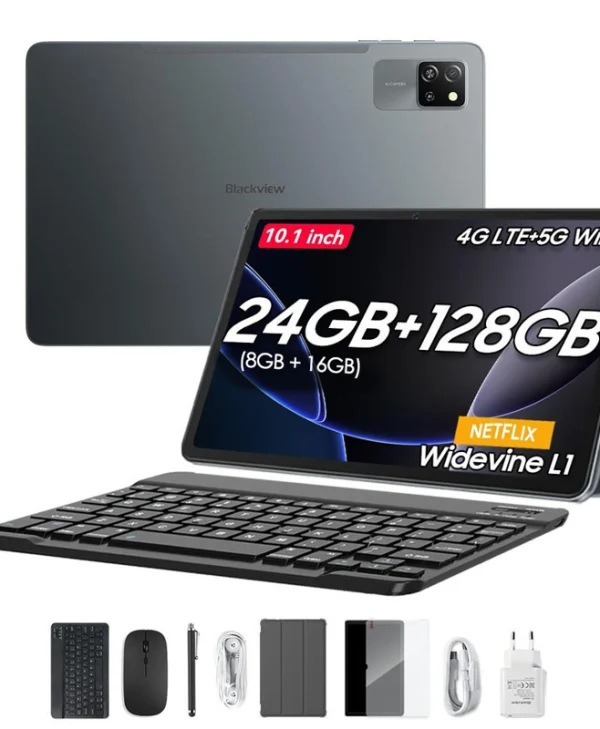 BlackView Tab 60 Pro Set 4G 10.1" (8GB/128GB) Γκρι TAB60-PRO-SET