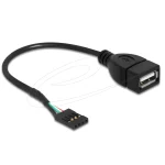 Delock Cable USB Pine Header Female - USB 2.0 Type-A Female 20cm 83291 - Image 2
