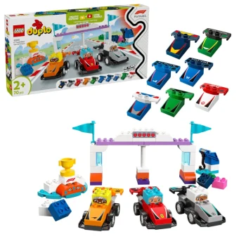 LEGO Duplo Town F1 Team Race Cars & Drivers για 2+ Ετών 70τμχ 10445