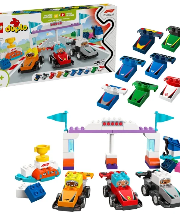 LEGO Duplo Town F1 Team Race Cars & Drivers για 2+ Ετών 70τμχ 10445