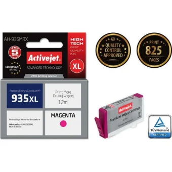 Active Jet Συμβατό Μελάνι Εκτυπωτή InkJet HP 935XL C2P25AE 12ml Ματζέντα 1τμχ AH-935MRX
