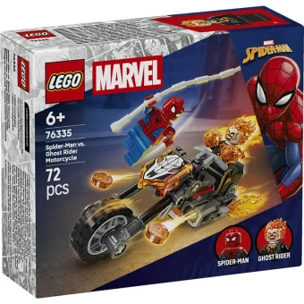 LEGO Marvel Spider-Man vs. Ghost Rider Motorcycle για 6+ Ετών 72τμχ 76335