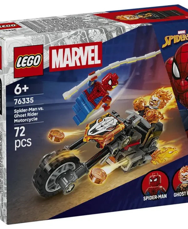 LEGO Marvel Spider-Man vs. Ghost Rider Motorcycle για 6+ Ετών 72τμχ 76335