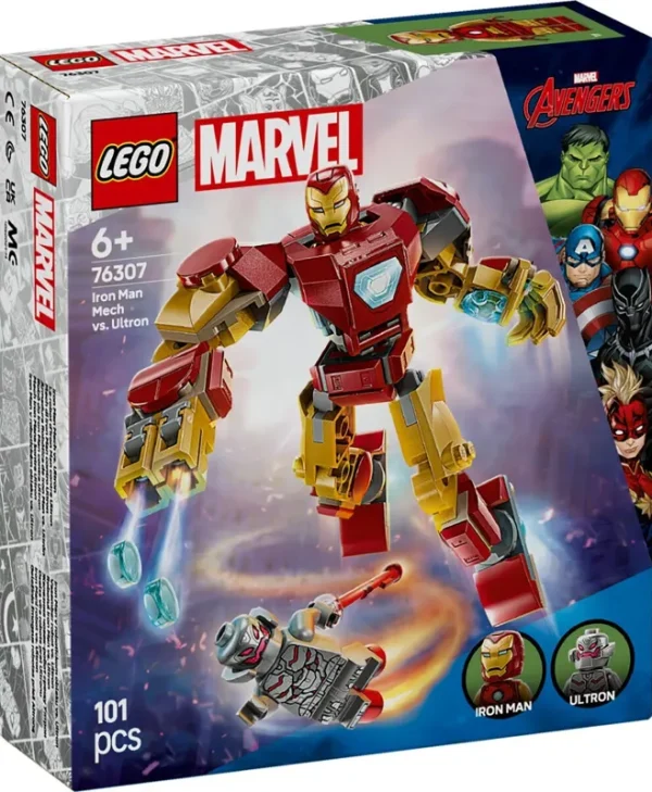 LEGO Marvel Iron Man Mech vs. Ultron για 6+ Ετών 101τμχ 76307