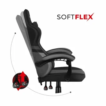Huzaro Force 4.4 Mesh Υφασμάτινη Καρέκλα Gaming Γκρι HZ-Force 4.4 Grey Mesh
