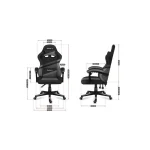 Huzaro Force 4.4 Mesh Υφασμάτινη Καρέκλα Gaming Γκρι HZ-Force 4.4 Grey Mesh - Image 8