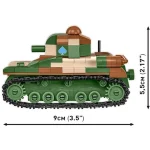 Cobi Τουβλάκια WWII Renault R-35 258τμχ COBI-2719 - Image 6