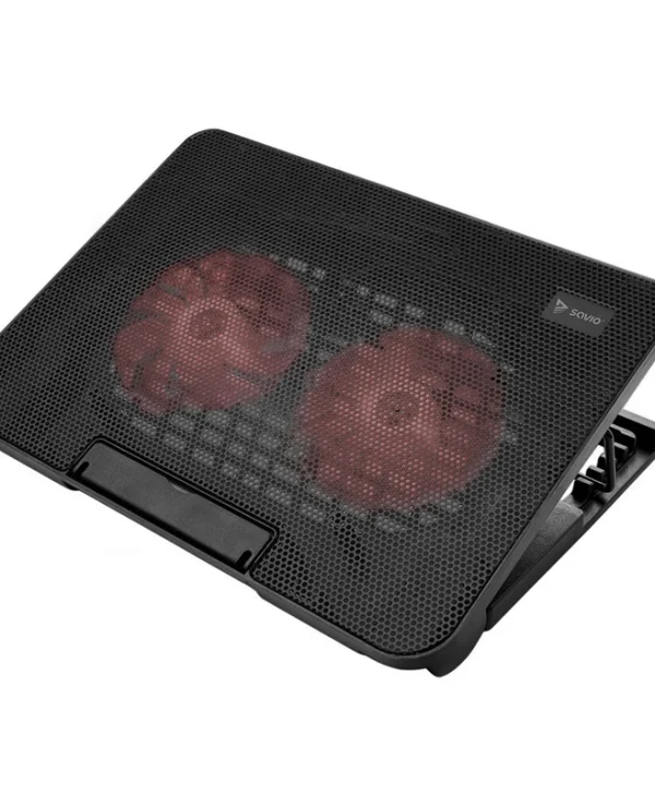 Savio COS-02 Cooling Pad για Laptop με 2 Ανεμιστήρες