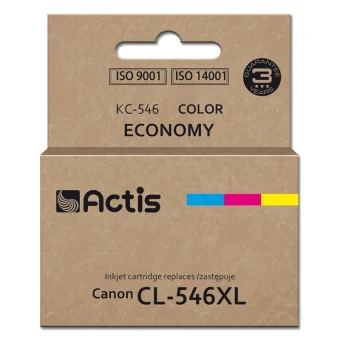 Actis Συμβατό Μελάνι Εκτυπωτή InkJet Canon CL-546XL 180 Σελίδων 15ml Πολλαπλό (Color) 1τμχ KC-546