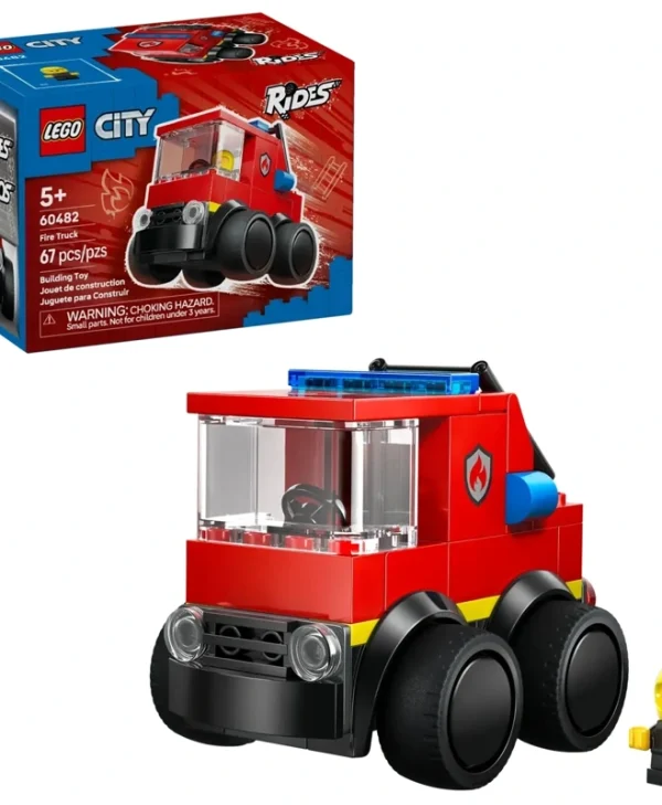 LEGO City Rides – Fire Truck για 5+ Ετών 67τμχ 60482