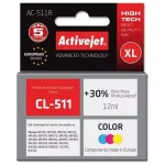 Active Jet Συμβατό Μελάνι Εκτυπωτή InkJet Canon CL-511 12ml Πολλαπλό (Color) 1τμχ AC-511R
