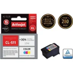 Active Jet Συμβατό Μελάνι Εκτυπωτή InkJet Canon CL-511 12ml Πολλαπλό (Color) 1τμχ AC-511R - Image 2