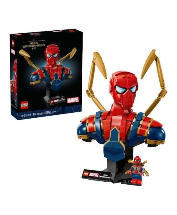 LEGO Super Heroes Iron Spiderman Bust για 18+ Ετών 379τμχ 76326