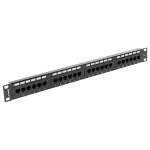 Lanberg Patch Panel για Rack 1U 19" 24 Θυρών cat5e Μαύρο PPU5-1024-B