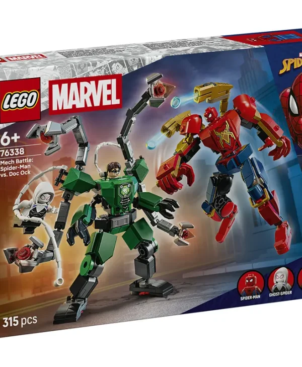 LEGO Marvel Mech Battle: Spider-Man vs. Doc Ock για 6+ Ετών 315τμχ 76338