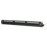 A-LAN Patch Panel για Rack 1U 19" 24 Θυρών cat5e Μαύρο PK013 - Image 2