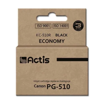 Actis Συμβατό Μελάνι Εκτυπωτή InkJet Canon PG-510 12ml Μαύρο 1τμχ KC-510R