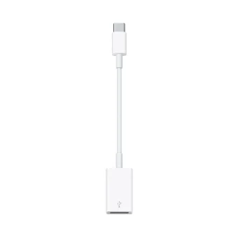Apple Μετατροπέας USB-C male σε USB-A female Λευκό 1τμχ MW5L3ZM/A