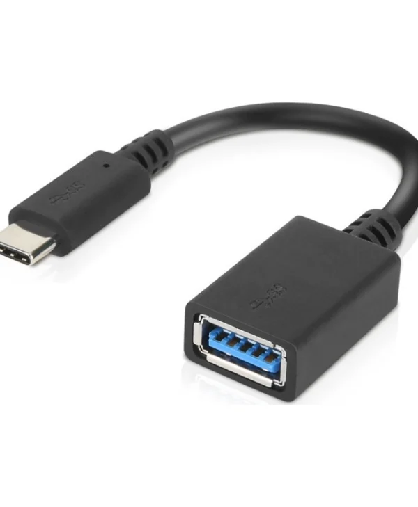 Lenovo Μετατροπέας USB-C male σε USB-A female Black 1τμχ 4X90Q59481