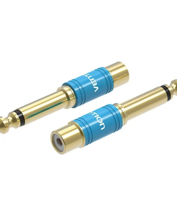 Vention Vdd-c03 Μετατροπέας 6.3mm male σε RCA female Μπλε 1τμχ VDD-C03