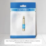 Vention Vdd-c03 Μετατροπέας 6.3mm male σε RCA female Μπλε 1τμχ VDD-C03 - Image 2