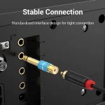 Vention Vdd-c03 Μετατροπέας 6.3mm male σε RCA female Μπλε 1τμχ VDD-C03 - Image 4