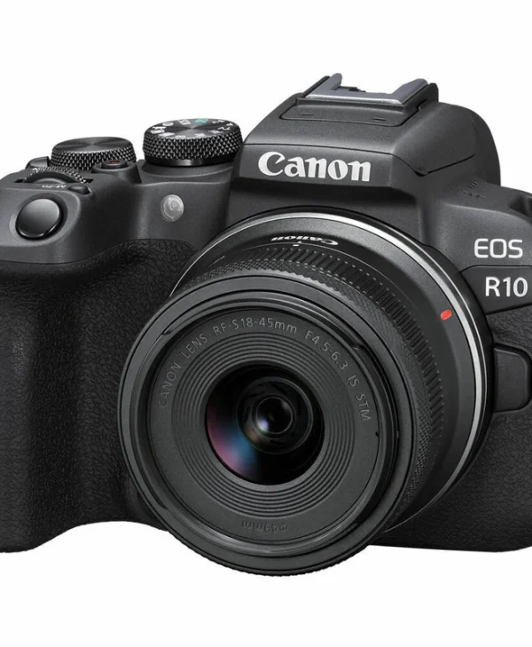 Canon EOS R10 Mirrorless Φωτογραφική Μηχανή Kit (RF-S 18-45mm f/4.5-6.3 IS STM) Μαύρη 5331C047AA