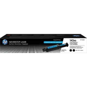 HP 143AD Γνήσιο Multipack Toner Laser Εκτυπωτή Μαύρο 2τμχ W1143AD