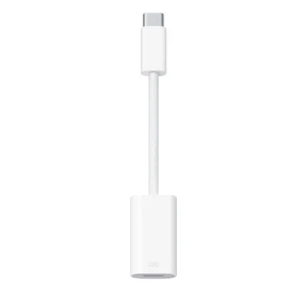Apple Μετατροπέας USB-C male σε Lightning female Λευκό (MUQX3ZM/A)