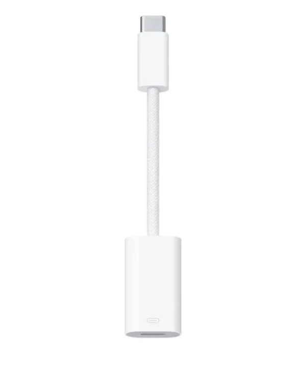 Apple Μετατροπέας USB-C male σε Lightning female Λευκό (MUQX3ZM/A)