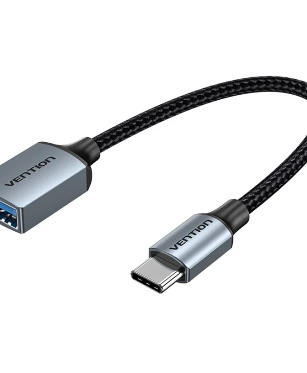 Vention Ccxhb Μετατροπέας USB-C male σε USB-A female Γκρι 1τμχ CCXHB