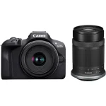 Canon EOS R100 Mirrorless Φωτογραφική Μηχανή Kit (RF-S 18-45mm f/4.5-6.3 IS STM + RF-S 55-210mm f/5-7.1 IS STM) Μαύρη 6052C036AA