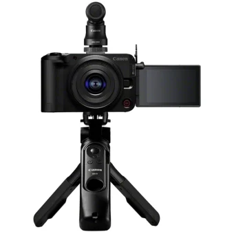 Canon EOS R50 V Content Creator Mirrorless Φωτογραφική Μηχανή Kit (RF-S 14-30mm F/4-6.3 IS STM PZ) Μαύρη 6895C030AA
