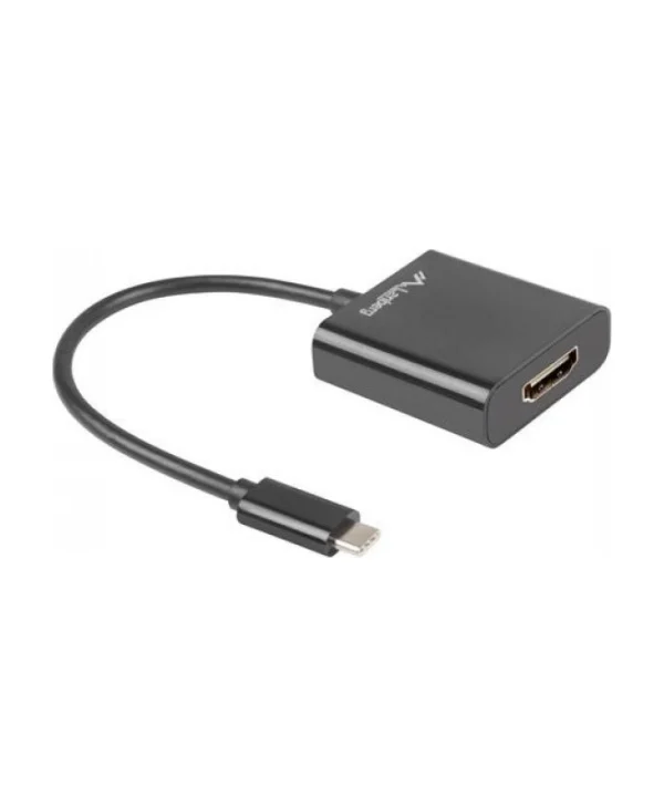 Lanberg Μετατροπέας USB-C male σε HDMI female 1τμχ AD-UC-HD-01