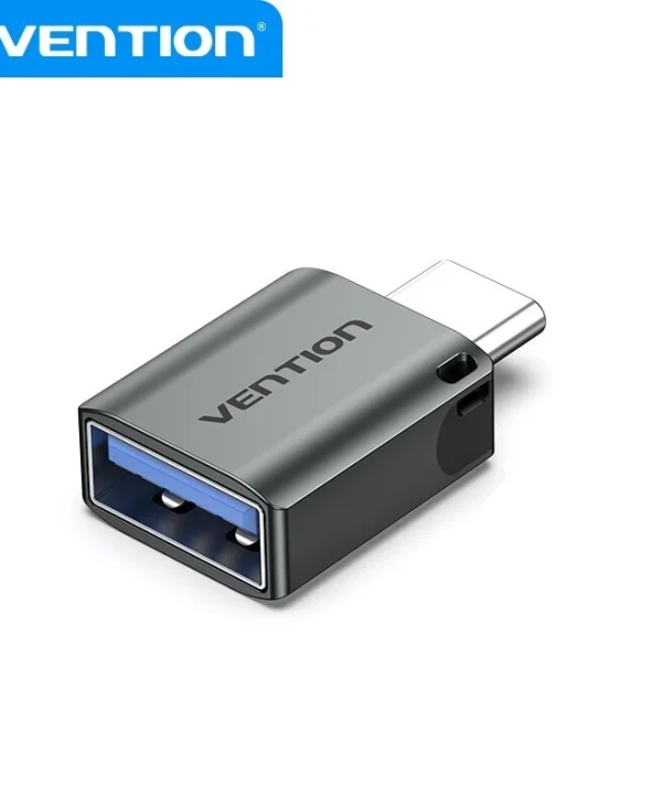 Vention Μετατροπέας USB-C male σε USB-A female Γκρι 1τμχ CDQH0