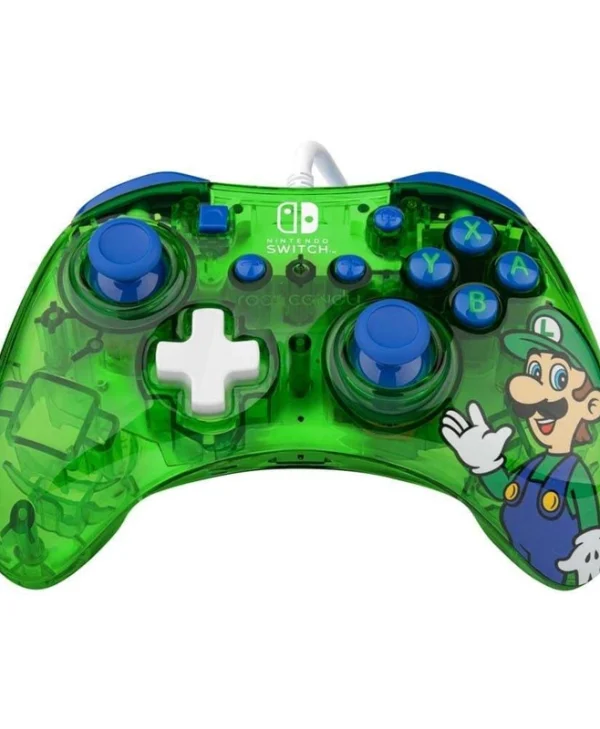 PDP Rock Candy Ενσύρματο Gamepad για Switch Luigi Lime Green/Blue 500-181-LUI