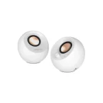 Creative Pebble Pro Ηχεία Υπολογιστή 2.0 με RGB Φωτισμό και Bluetooth Ισχύος 20W σε Λευκό Χρώμα 51MF1710AA003 - Image 2