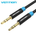 Vention Καλώδιο 3.5mm male - 3.5mm male Μαύρο 1.5m (P350AC150-B-M)
