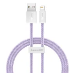 Baseus Dynamic Braided USB to Lightning Cable Μωβ 1m (CALD000405)