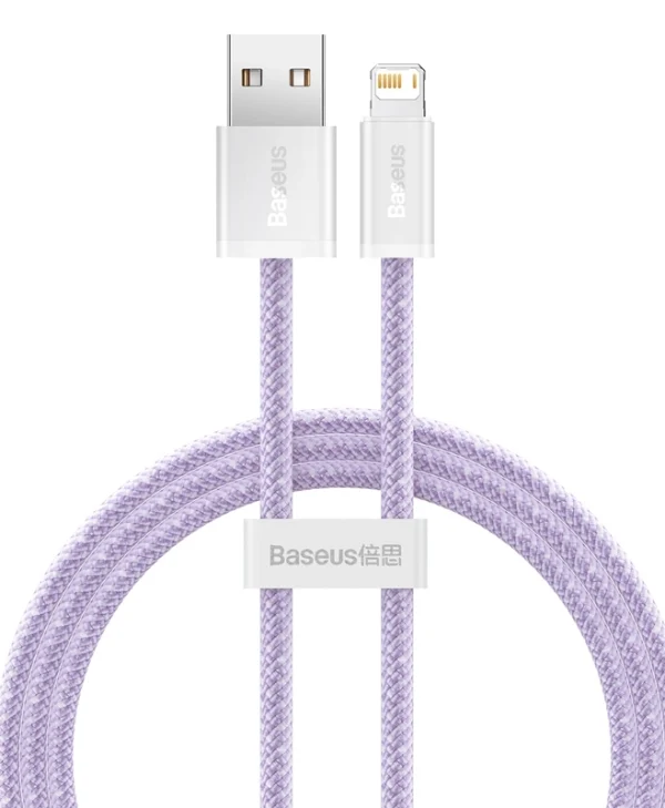 Baseus Dynamic Braided USB to Lightning Cable Μωβ 1m (CALD000405)