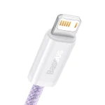 Baseus Dynamic Braided USB to Lightning Cable Μωβ 1m (CALD000405) - Image 7