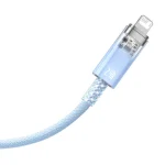 Baseus Explorer Braided USB-A to Lightning Cable 20W Μπλε 1m (CATS010003) - Image 5