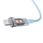 Baseus Explorer Braided USB-A to Lightning Cable 20W Μπλε 1m (CATS010003) - Image 6