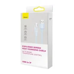 Baseus Explorer Braided USB-A to Lightning Cable 20W Μπλε 1m (CATS010003) - Image 9