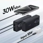 Baseus Free2Pull Power Bank 10000mAh 30W με Θύρα USB-C Μαύρο P10073701123-00 - Image 4