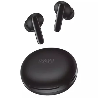 QCY T13 ANC2 In-ear Bluetooth Handsfree Ακουστικά με Θήκη Φόρτισης Μαύρα 6957141408544