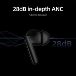 QCY T13 ANC2 In-ear Bluetooth Handsfree Ακουστικά με Θήκη Φόρτισης Μαύρα 6957141408544 - Image 3